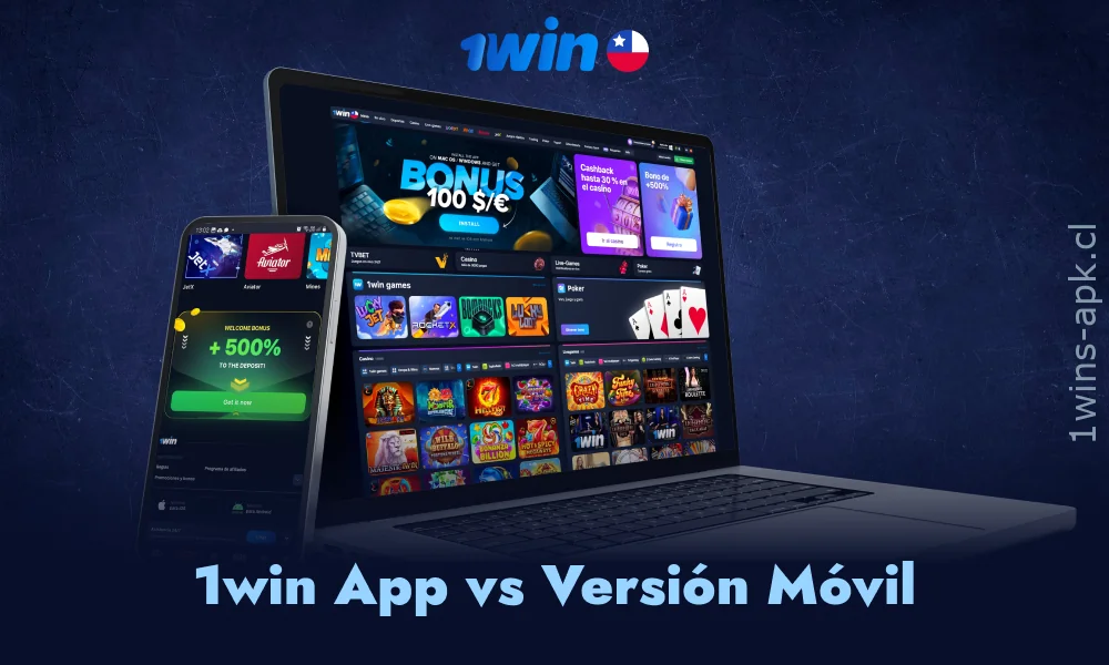 Tanto la aplicación oficial de 1win como la versión móvil brindan acceso a apuestas y juegos de casino, cada una con sus pros y contras