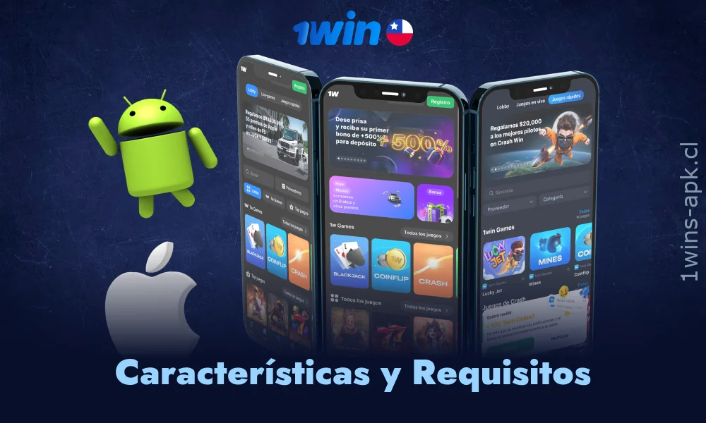 La app 1win cuenta con una interfaz optimizada que facilita la navegación y acelera la carga en móviles